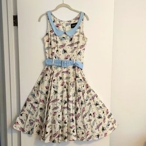 Collectif brand size S Classic Car print Pastels